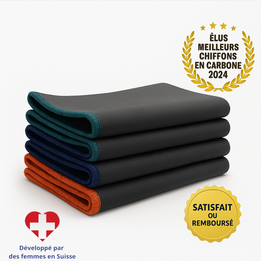 TopClean- Chiffon en Fibre de Carbone