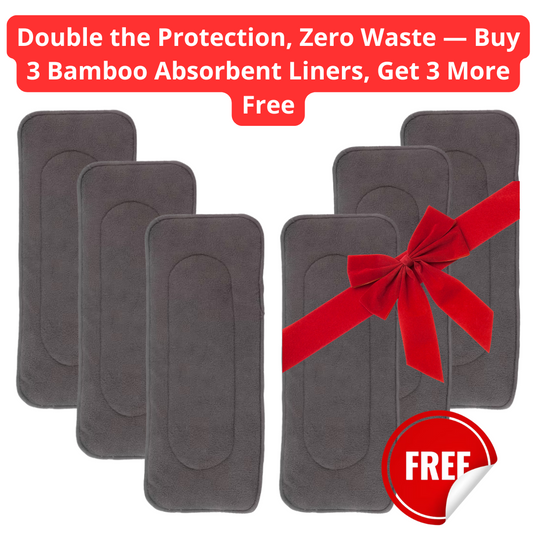 Complete Your Kit: Add 6 Bamboo Charcoal Absorption Liners for the Price of 3 (Ships with Your Order)